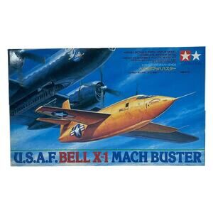 Tamiya 1/72 Scale USAF Bell X-1 Mach Buster Jet Model #60601 Kit Airplane NWT
